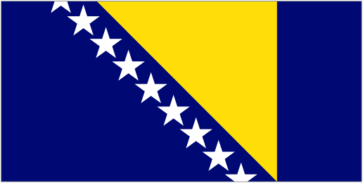 Vlag Bosnië-Herzegovina