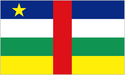 Vlag Centraal-Afrikaanse Republiek