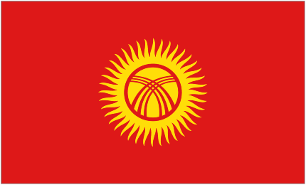 Vlag Kirgizië
